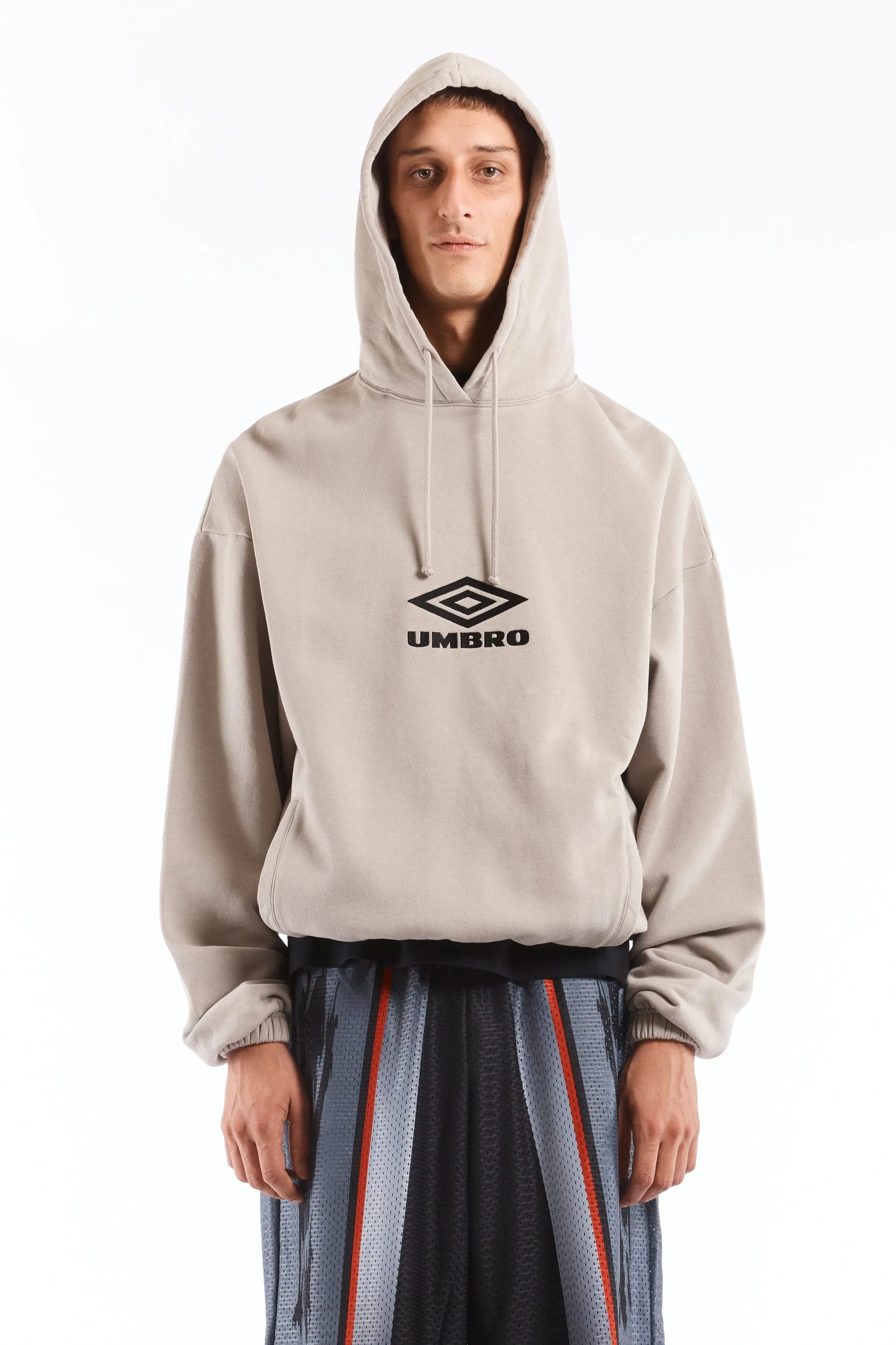 Og Logo Mask Hoodie Taupe