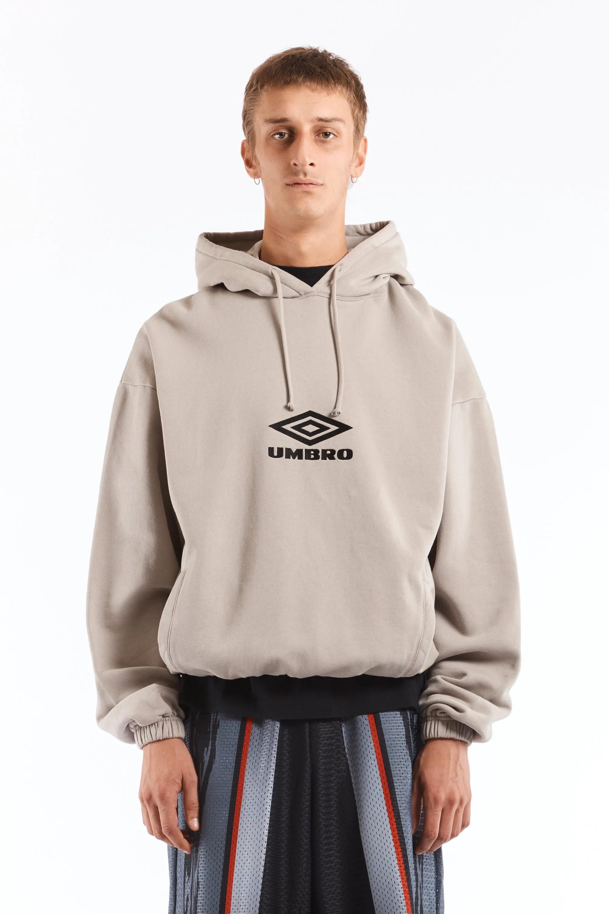 Og Logo Mask Hoodie Taupe