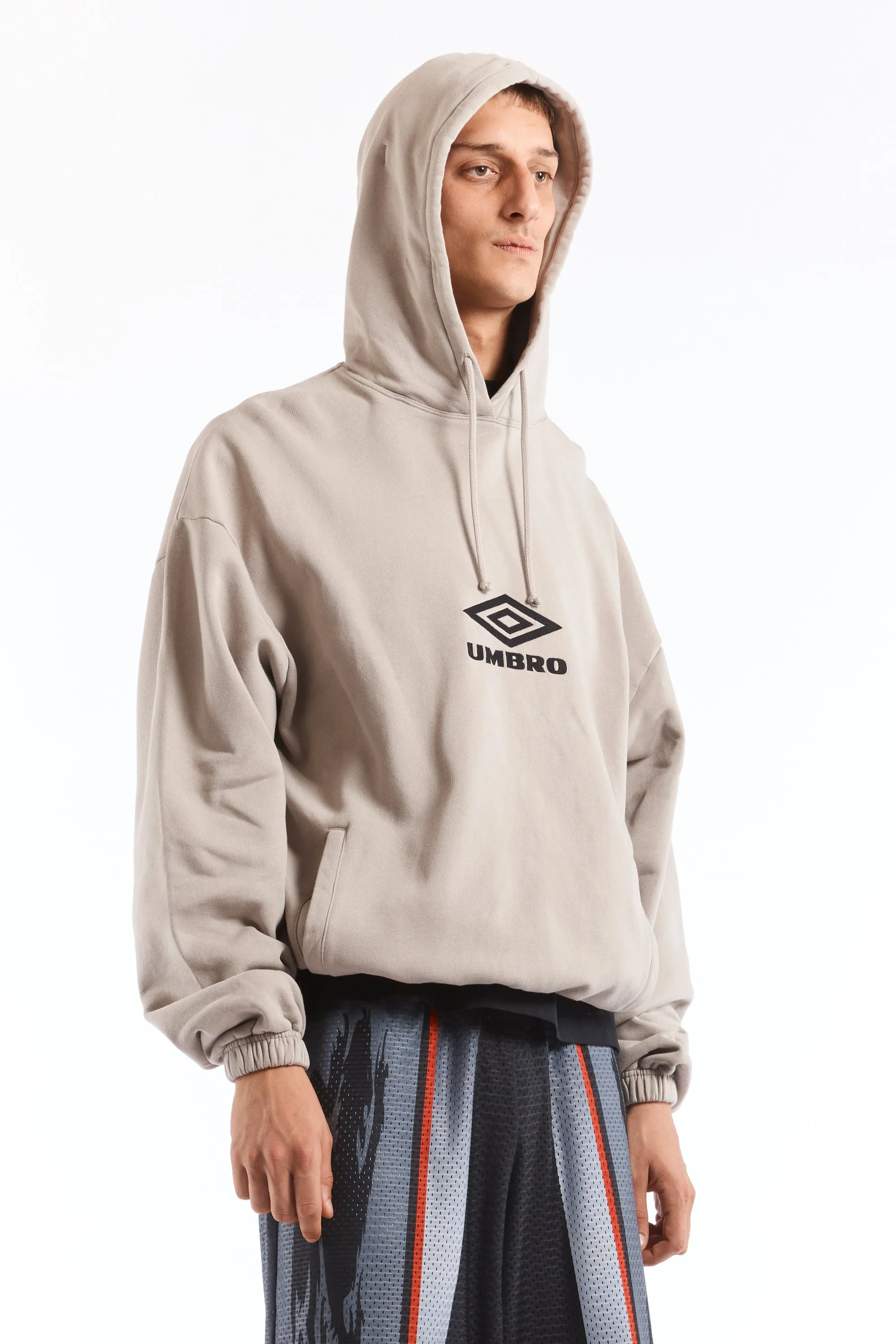 Og Logo Mask Hoodie Taupe