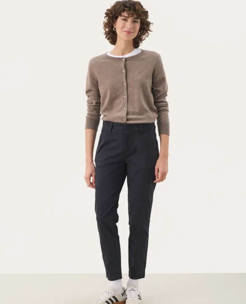 Part Two Soffys Dark Navy Chino Trousers
