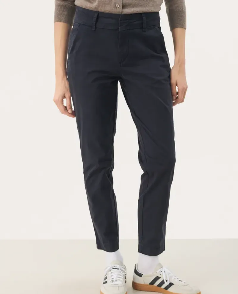 Part Two Soffys Dark Navy Chino Trousers