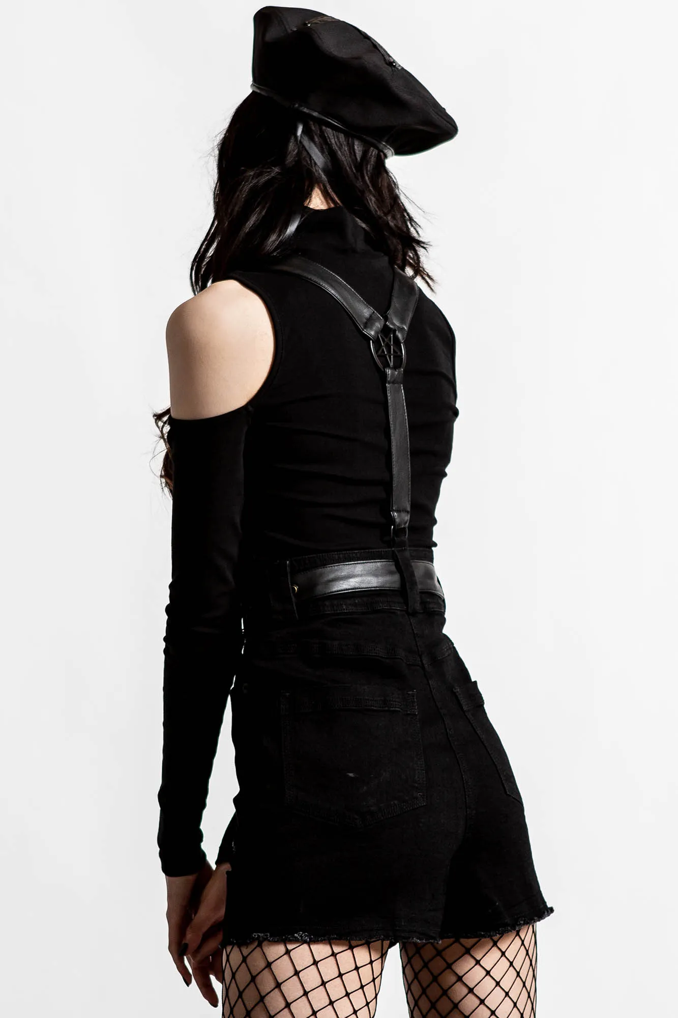 Rebel Heart Suspender Shorts