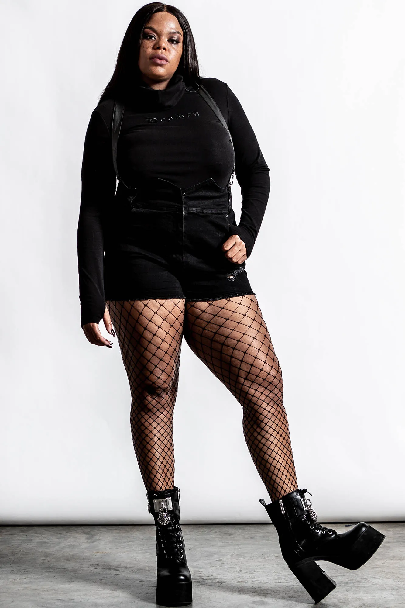 Rebel Heart Suspender Shorts