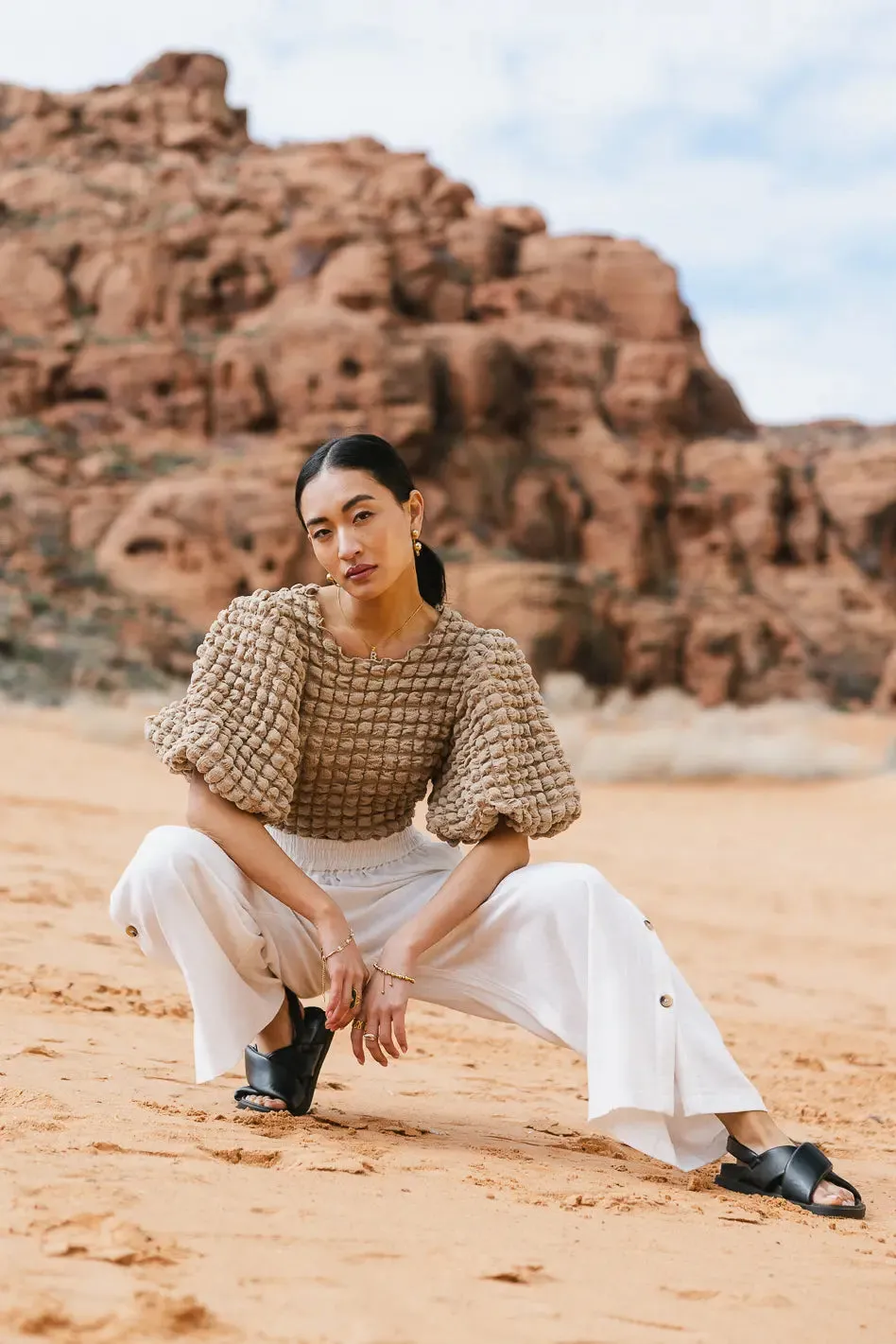 Rhodes Wide Leg Pants - FINAL SALE