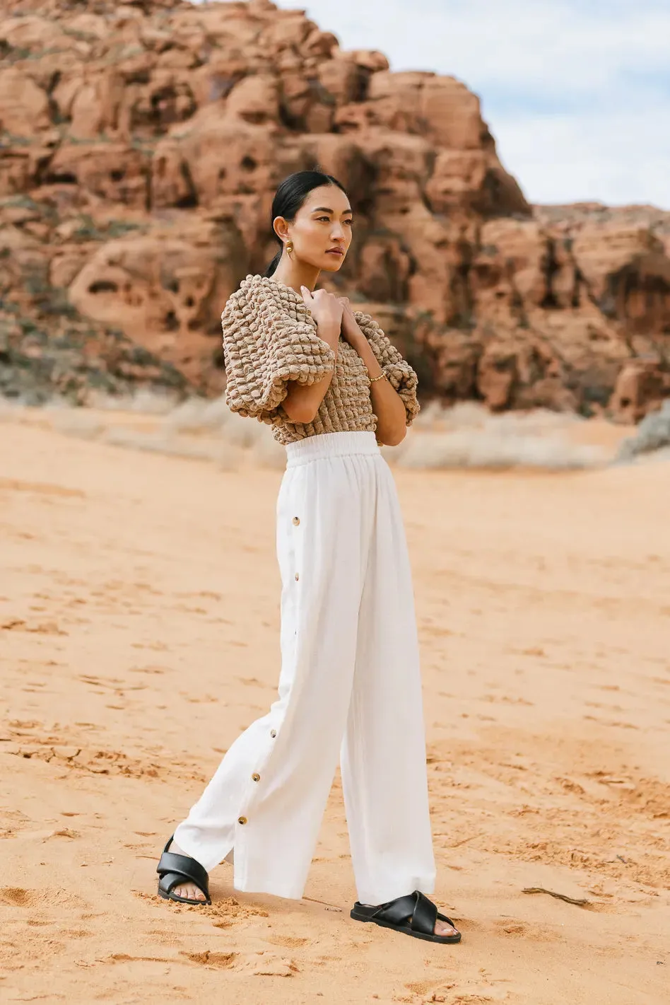 Rhodes Wide Leg Pants - FINAL SALE