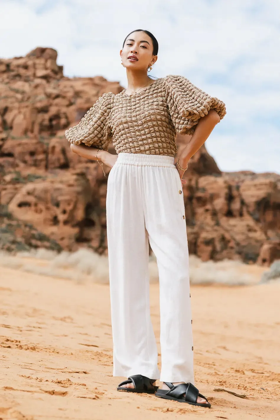 Rhodes Wide Leg Pants - FINAL SALE
