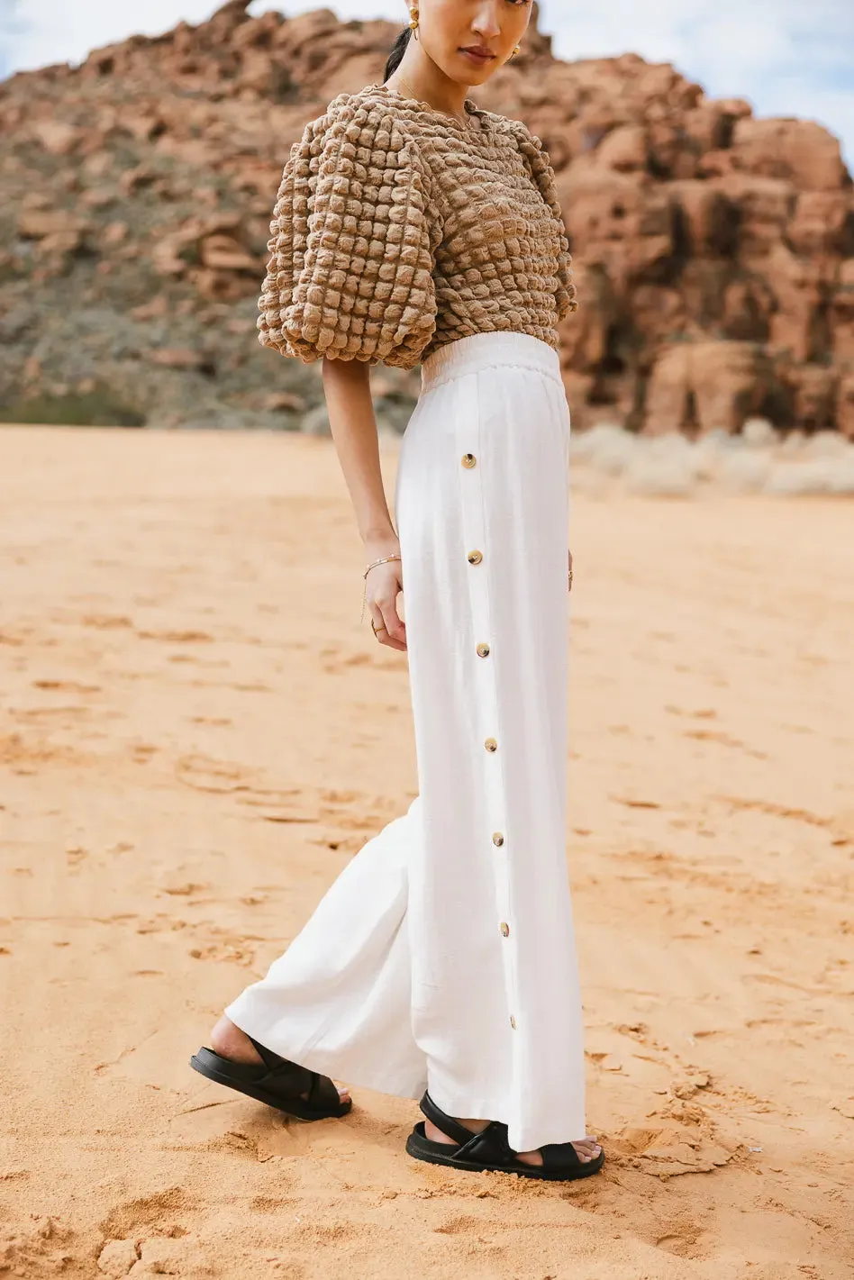 Rhodes Wide Leg Pants - FINAL SALE