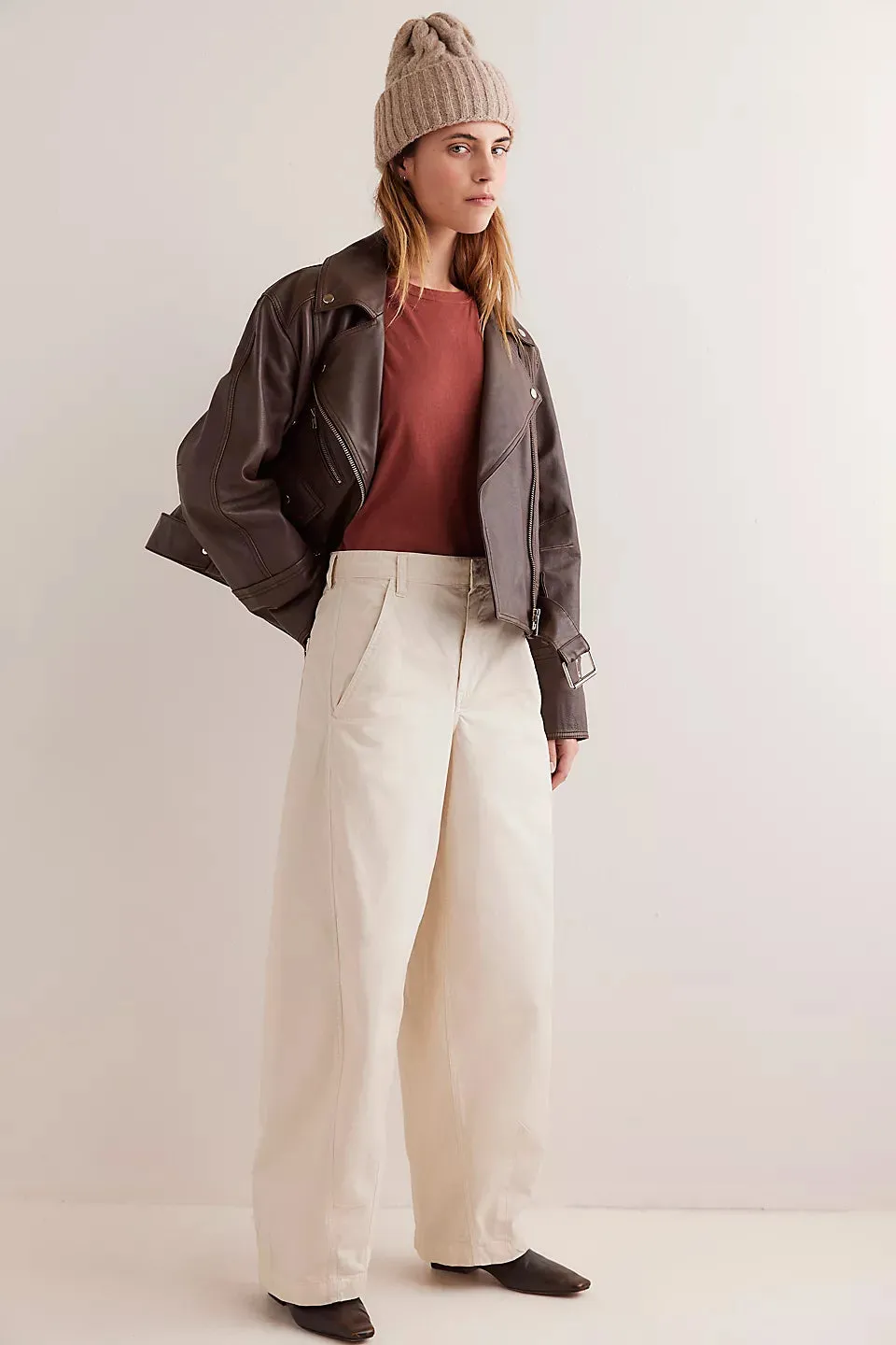 Rylee Chino Trousers - French Oak