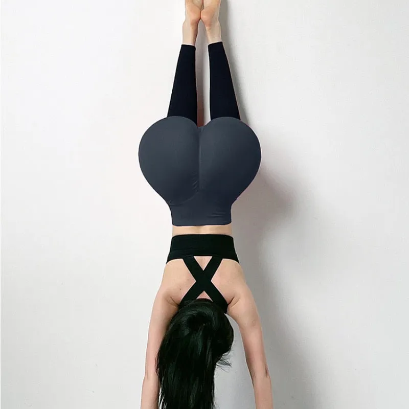 Seamless Yoga Pants Stretchy High Waist Compression Tights
