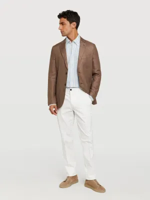 Slim fit basic chino trousers