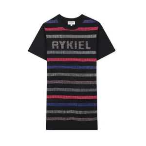 Sonia Rykiel Striped rhinestone dress (A00269)