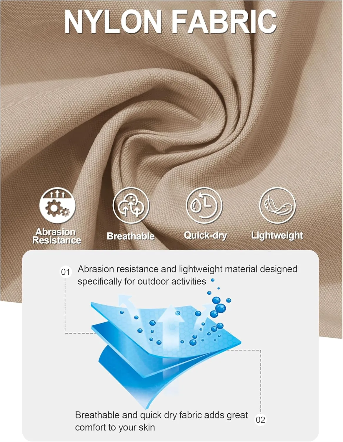 TACVASEN Men's Tactical Shirts Long Sleeve Quick Dry Breathable Button Down Fishing Work Safari Hiking Camping Hunting