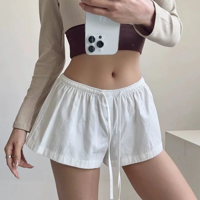 Taylor Elastic Waist Hot Shorts