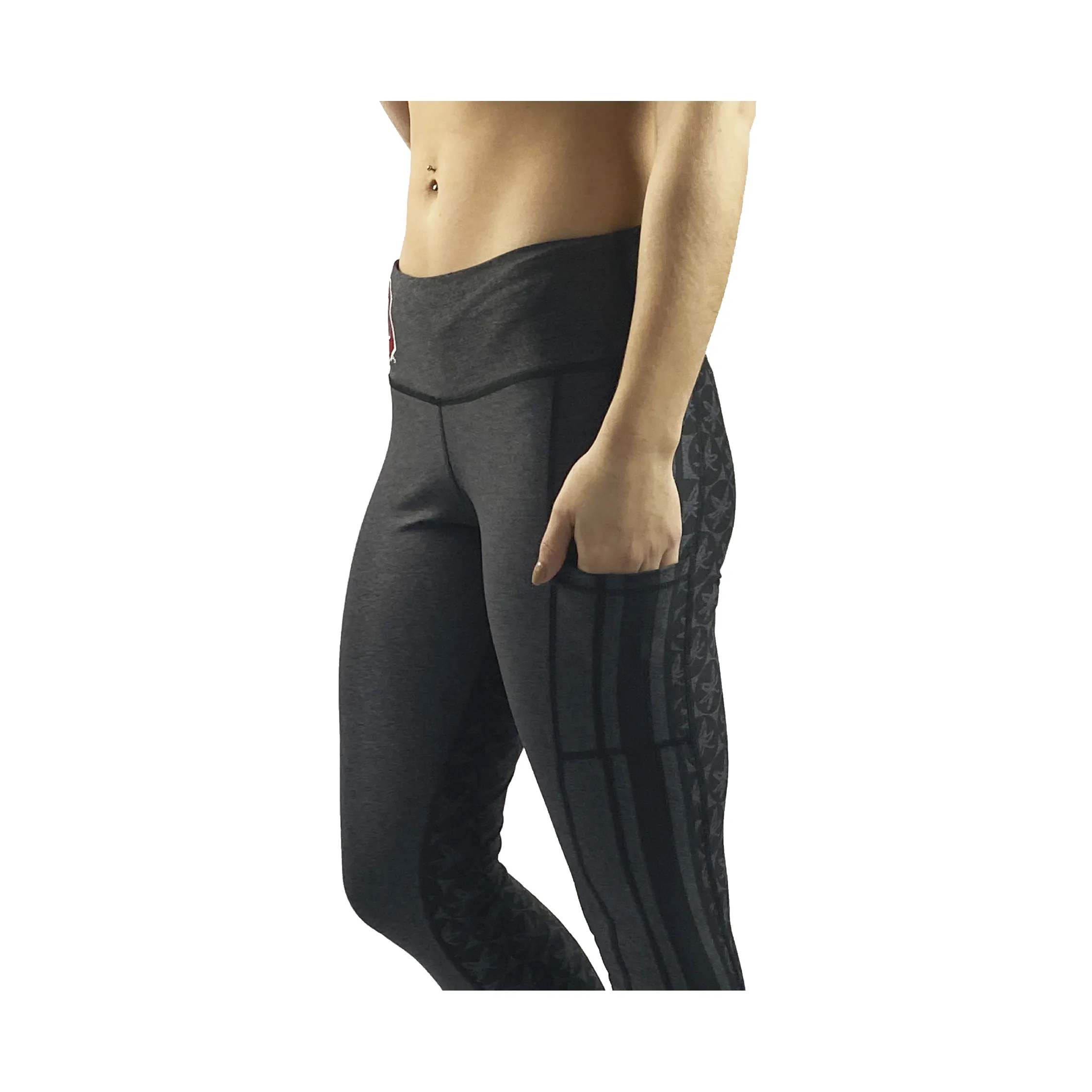 The "2020 Vision" Game Day Buckeye Legging/Black