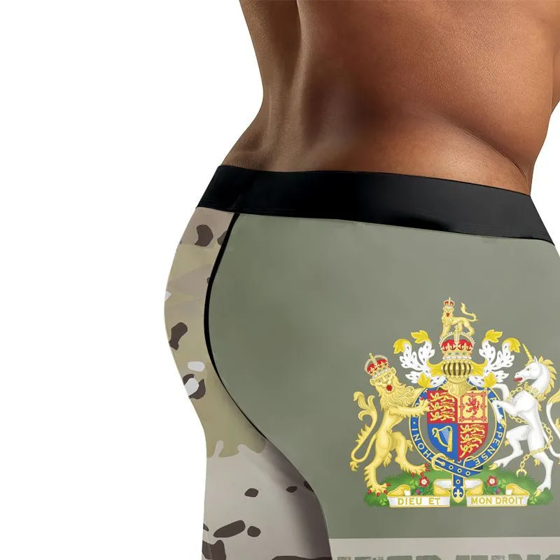 UK Coat of Arms Men's Compression Leggings