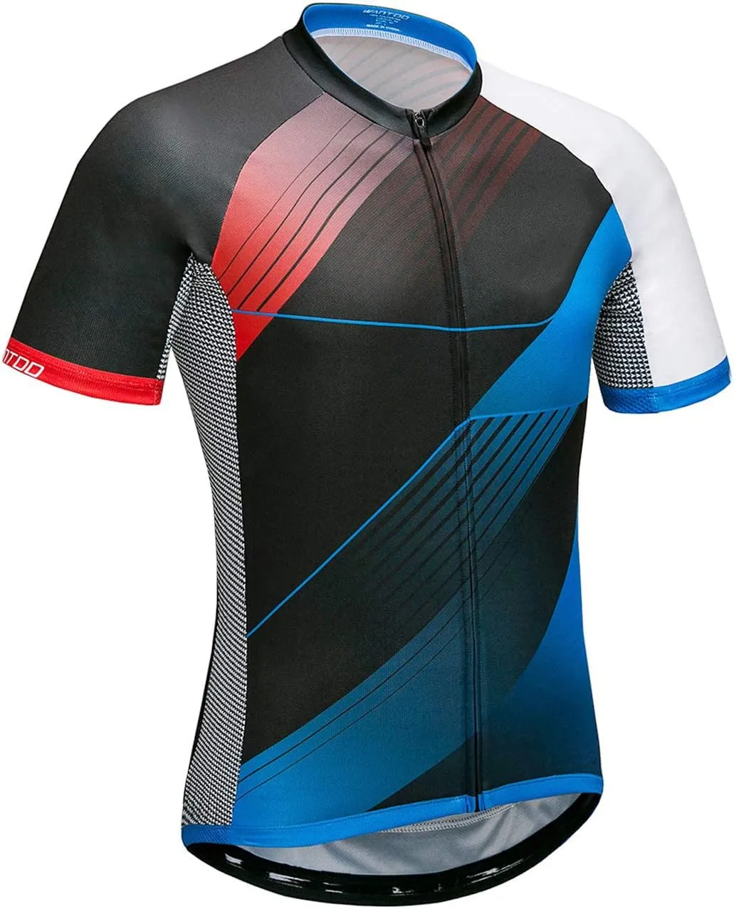 wantdo Men's Cycling Jerseys Mountain Bike MTB Jersey Short Sleeve Bike Shirts Breathable Quick Dry Cycling Clothing